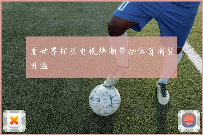 看世界杯买电视热潮带动体育消费升温